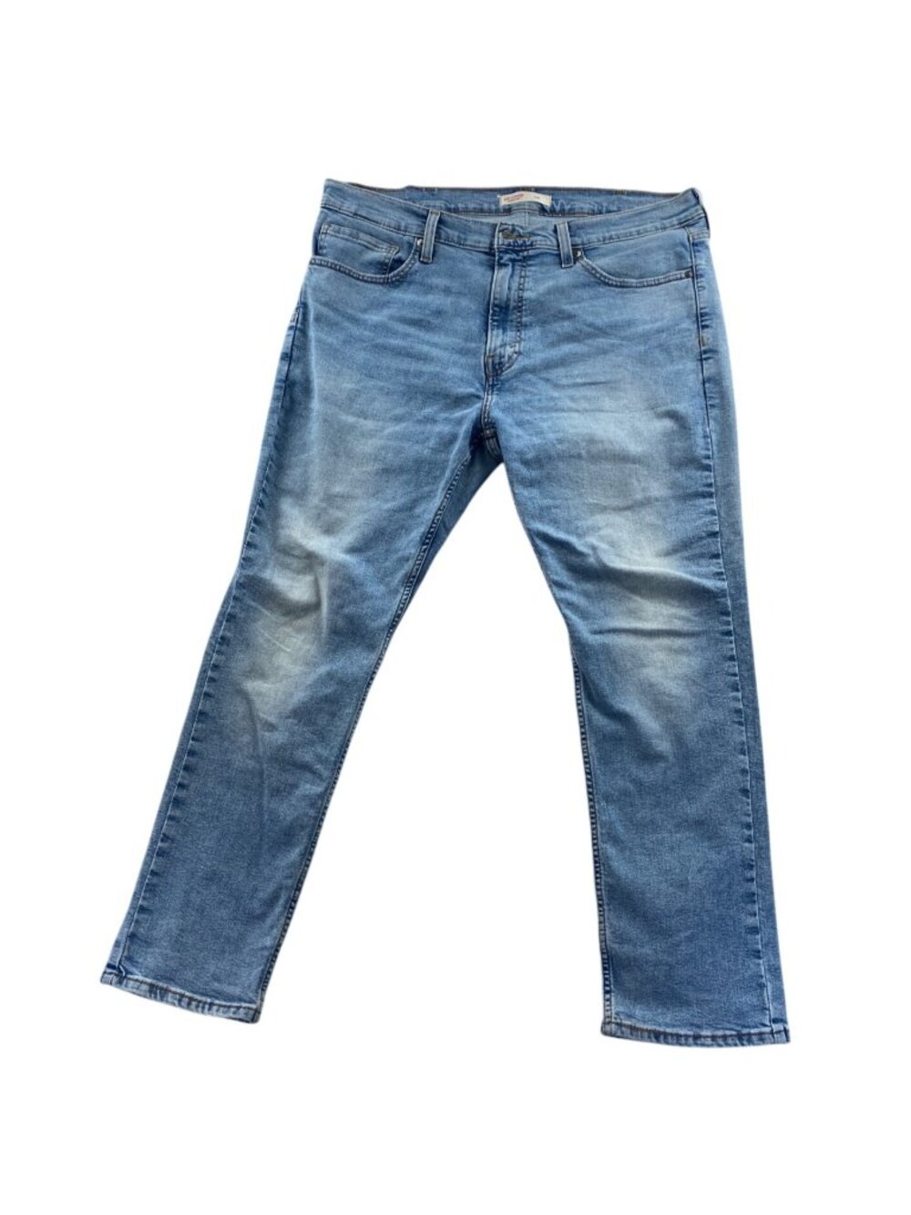 Levi Signature Slim Jeans, Men's 38x30 Blue Light Wash Denim Straight Leg